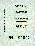 Un ticket de baptême à bord du N102